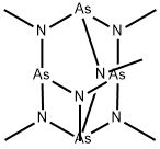 2,4,6,8,9,10-Hexamethyl-2,4,6,8,9,10-hexaaza-1,3,5,7-tetraarsatricyclo[3.3.1.13,7]decane,2030-90-2,结构式