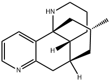 (4aR,12R)-2,3,4,4aβ,5,6-ヘキサヒドロ-12-メチル-1H-5β,10bβ-プロパノ-1,7-フェナントロリン 化学構造式