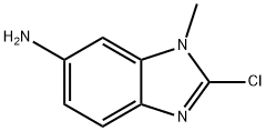 1H-Benzimidazol-6-amine,2-chloro-1-methyl-(9CI) 结构式
