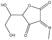 L-threo-3-Hexulosonic  acid,  2-deoxy-2-(methylimino)-,  -gamma--lactone,  radical  ion(1-)  (9CI) 结构式