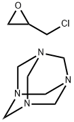 hexamethylenetetramine, compound with 1-chloro-2,3-epoxypropane  Struktur
