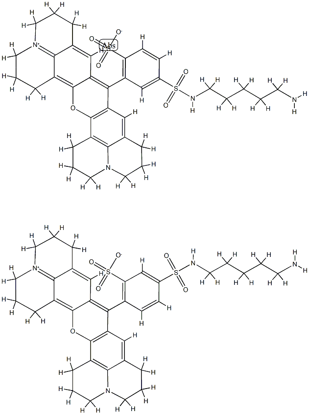 Sulforhodamine 101 cadaverine TFA salt Structure