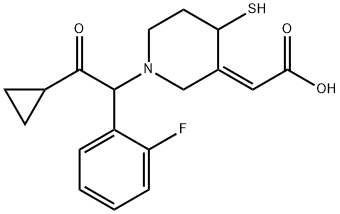 普拉格雷活性代谢物,204204-73-9,结构式