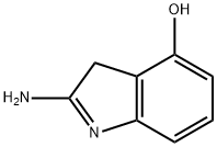 3H-Indol-4-ol,2-amino-(9CI) Structure