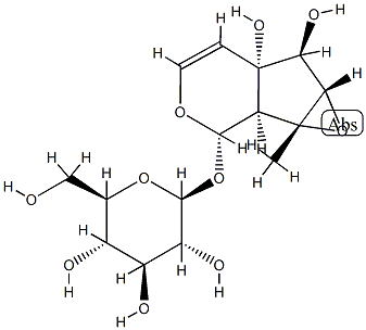 [[(1S)-1,4a,5,6,7,7aα-ヘキサヒドロ-6α,7α-エポキシ-7-メチル-4aα,5β-ジヒドロキシシクロペンタ[c]ピラン]-1-イル]β-D-グルコピラノシド