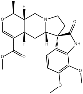 (7S,20α)-11,12-ジメトキシ-19α-メチル-2-オキソホルモサナン-16-カルボン酸メチル 化学構造式