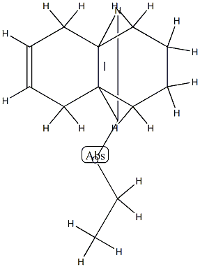 10-Ethoxy-1,2,3,4,5,8-hexahydro-8a,4a-(nitrilometheno)naphthalene Structure