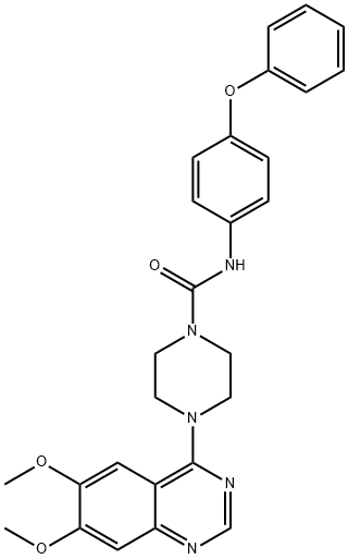 PDGFR酪氨酸激酶抑制剂III, 205254-94-0, 结构式