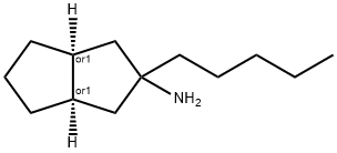 2-Pentalenamine,octahydro-2-pentyl-,(3aR,6aS)-rel-[partial]-(9CI) Struktur