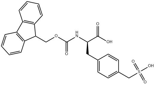 (9H-Fluoren-9-yl)MethOxy]Carbonyl D-phenylalanine-4-methylsulfonic acid|(9H-Fluoren-9-yl)MethOxy]Carbonyl D-phenylalanine-4-methylsulfonic acid
