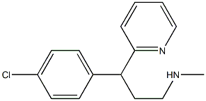 N-desmethylchlorpheniramine,20619-12-9,结构式
