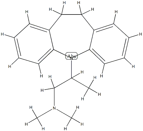 10,11-Dihydro-N,N,β-trimethyl-5H-dibenz[b,f]azepine-5-ethanamine Structure