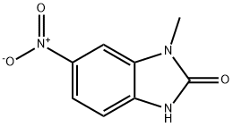 1-甲基-6-硝基-1H-苯并[D]咪唑-2(3H)-酮, 206431-05-2, 结构式