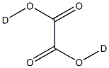 [2H2]しゅう酸 化学構造式