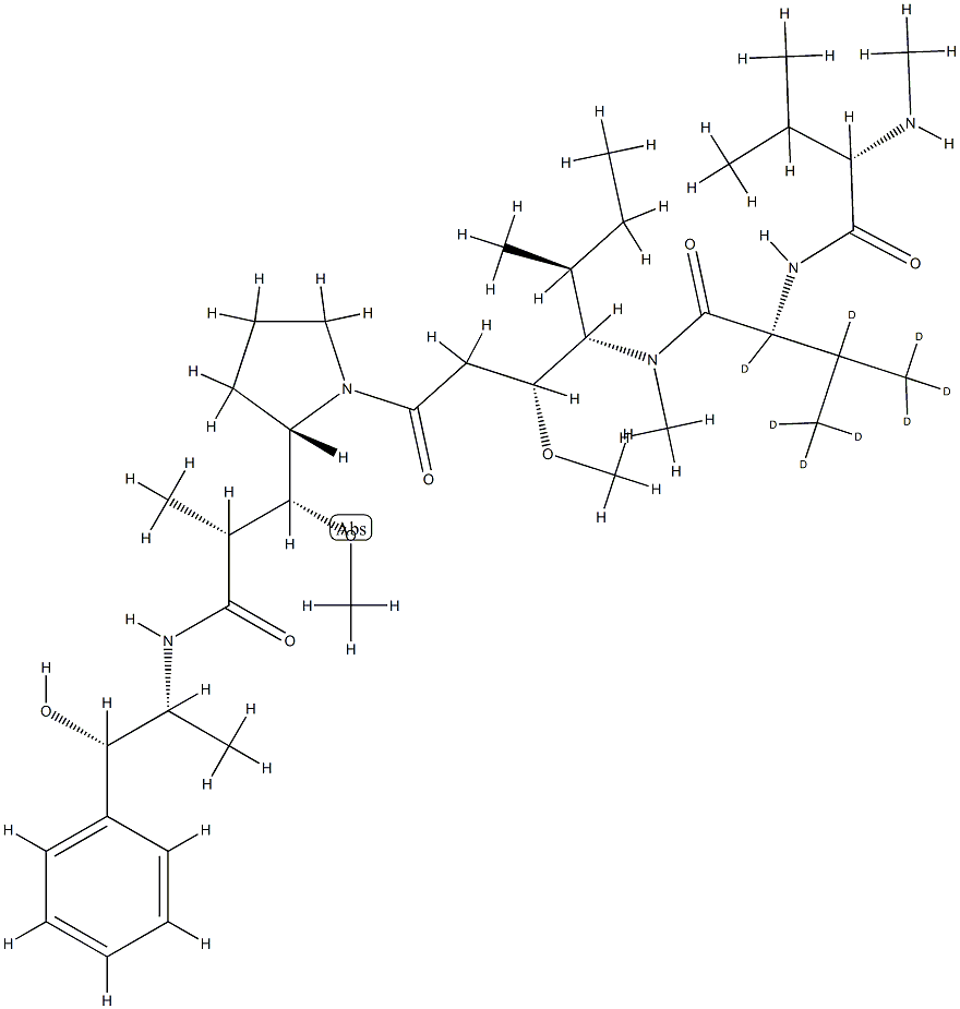 D8-MMAE Structure