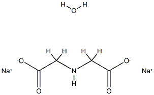 イミノ二酢酸二ナトリウム水和物 化学構造式