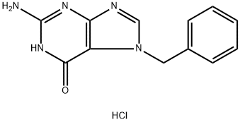 2-氨基-7-苄基-1H-嘌呤-6(7H) - 酮盐酸盐 结构式