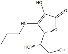 L-Ascorbic acid, 3-deoxy-3-(propylamino)- (9CI) Structure