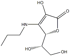 L-Ascorbic acid, 3-deoxy-3-(propylamino)- (9CI) Struktur