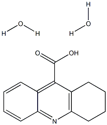 1 2 3 4-TETRAHYDRO-9-ACRIDINECARBOXYLIC& Struktur