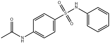 4-ACETAMIDOBENZENESULFONANILIDE 结构式