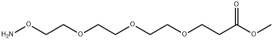 Aminooxy-PEG3-methyl ester, 2086689-03-2, 结构式