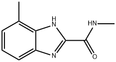 1H-Benzimidazole-2-carboxamide,N,4-dimethyl-(9CI) Structure