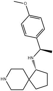 (R)-N-((R)-1-(4-methoxyphenyl)ethyl)-8-azaspiro[4.5]decan-1-amine(WXC05771) Structure
