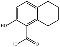 1-Naphthalenecarboxylic acid, 5,6,7,8-tetrahydro-2-hydroxy-,20894-38-6,结构式