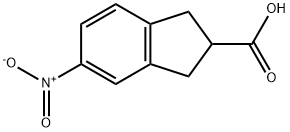 1H-Indene-2-carboxylicacid,2,3-dihydro-5-nitro-(9CI) Structure