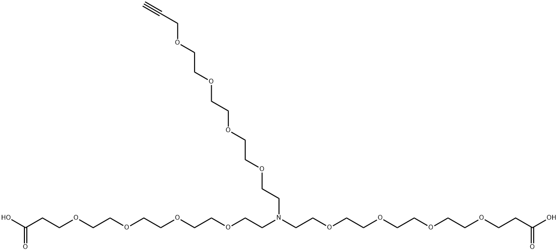 2093153-09-2 N-(Propargyl-PEG4)-N-bis(PEG4-acid) HCl salt