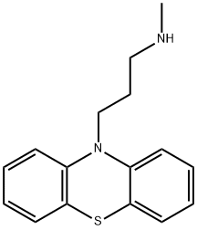N-甲基-3-吩噻嗪-10-基丙-1-胺 结构式