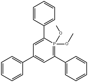 1,1-dimethoxy-2,4,6-triphenyl-1$l^{5}-phosphacyclohexa-1,3,5-triene 结构式