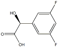 (S)-2-(3,5-二氟苯基)-2-羟基乙酸, 209982-91-2, 结构式