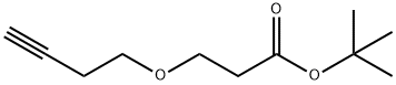 Alkyne-ethyl-PEG1-t-Butyl ester Structure