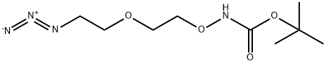t-Boc-Aminooxy-PEG1-azide Struktur