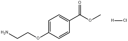 4-(2-氨基乙氧基)苯甲酸甲酯盐酸盐, 210113-85-2, 结构式