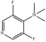Pyridine,3,5-difluoro-4-(trimethylsilyl)-(9CI) Structure