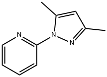 2-(3,5-DIMETHYL-1H-PYRAZOL-1-YL)PYRIDINE, 21018-71-3, 结构式