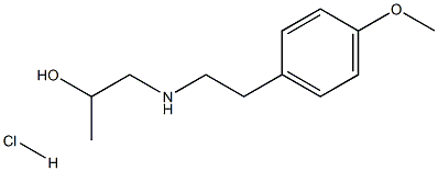 1-((4-methoxyphenethyl)amino)propan-2-ol hydrochloride(WXC06448) Struktur