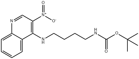 N4-(4-Boc-aminobutyl)-3-nitroqunoline-4-amine Structure