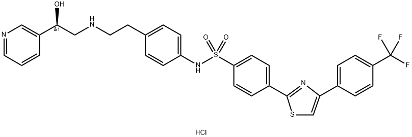 MK-0634 HCl salt 化学構造式