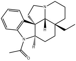 1-Acetylaspidospermidine 结构式