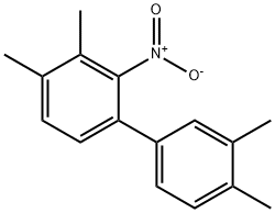 Biphenyl, 2-nitro-3,3',4,4'-tetramethylbiphenyl 结构式