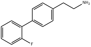 2-(2-fluorobiphenyl-4-yl)ethanaMine Struktur