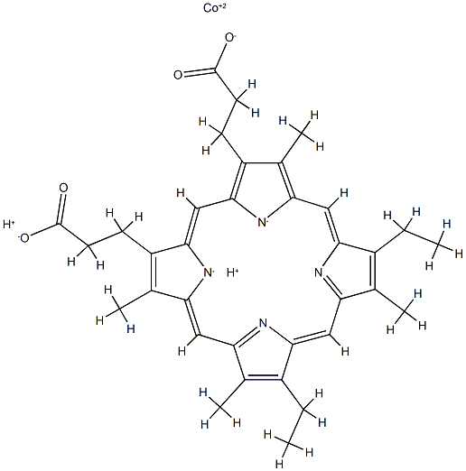 cobalt mesoporphyrin 结构式