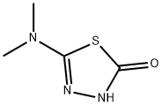 -delta-2-1,3,4-Thiadiazolin-5-one,  2-(dimethylamino)-  (8CI) Structure