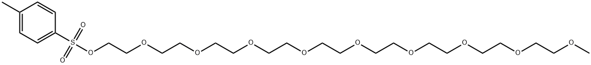 九乙二醇单对甲苯磺酸酯, 211859-75-5, 结构式