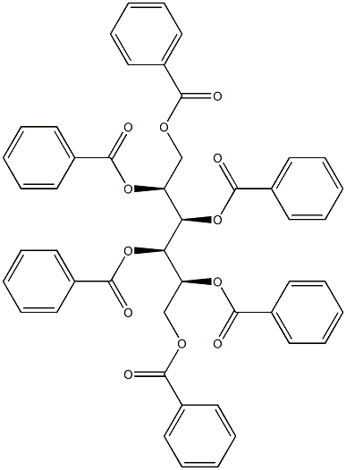 L-イジトールヘキサベンゾアート 化学構造式