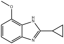 1H-Benzimidazole,2-cyclopropyl-4-methoxy-(9CI) Structure